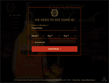 Tablet Screenshot of christianbrothersbrandy.com